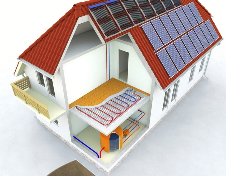 Photovoltaik Hybridheizung Einfamilienhaus
